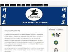 Tablet Screenshot of panteratkd.com